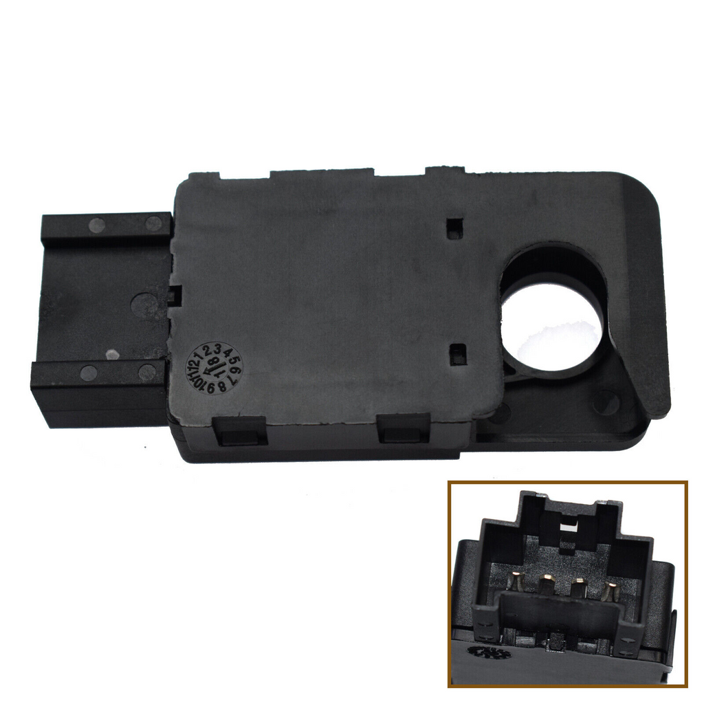 Brake Light Switch 4-Pin - Compatible with Chevrolet Express/Silverado & GMC Savana/Sierra & Hummer H2 | Replaces 25981009 15137492